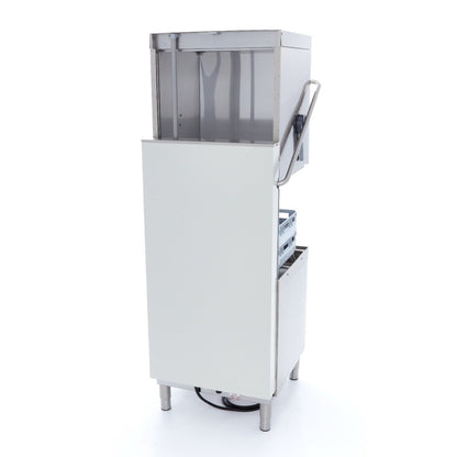 Maxima Pass Through Dishwasher 50x60cm - With Rinse Aid and Soap Pumps - 400V - RVSVoordeel