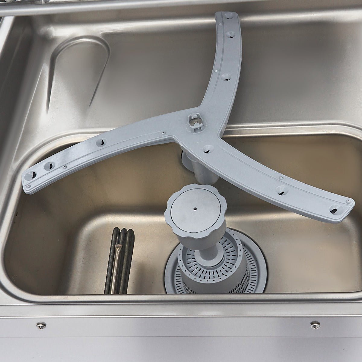 Maxima Pass Through Dishwasher 50x60cm - With Rinse Aid and Soap Pumps - 400V - RVSVoordeel