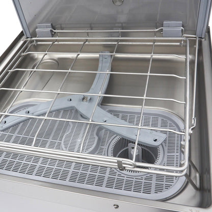 Maxima Pass Through Dishwasher 50x60cm - With Rinse Aid and Soap Pumps - 400V - RVSVoordeel