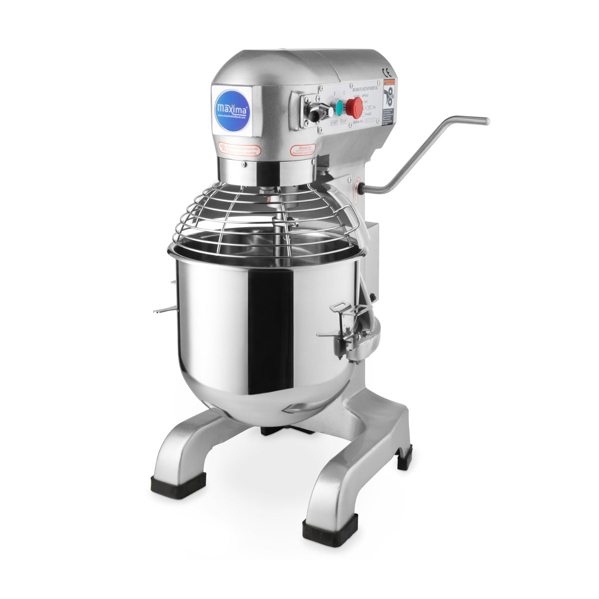 Maxima Planetary Mixer 30L - Up to 15kg Dough - 3 Speeds - RVSVoordeel