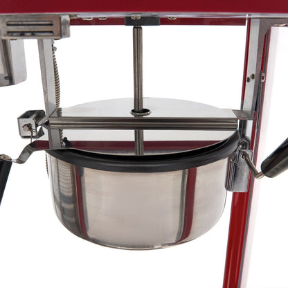 Maxima Popcorn Machine with Heated Showcase + - 3kg Popcorn per hour - RVSVoordeel