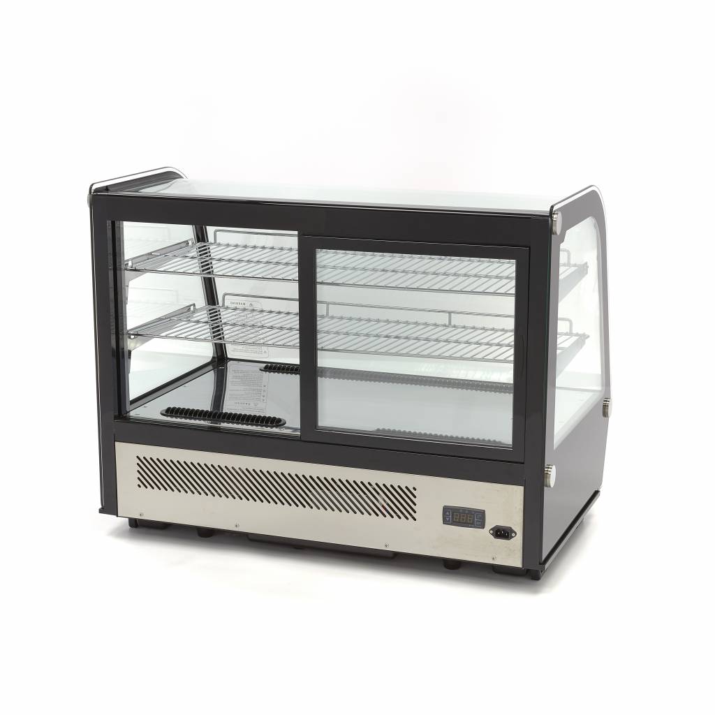Maxima Display Fridge - 160L - 88cm - Rear Sliding Doors