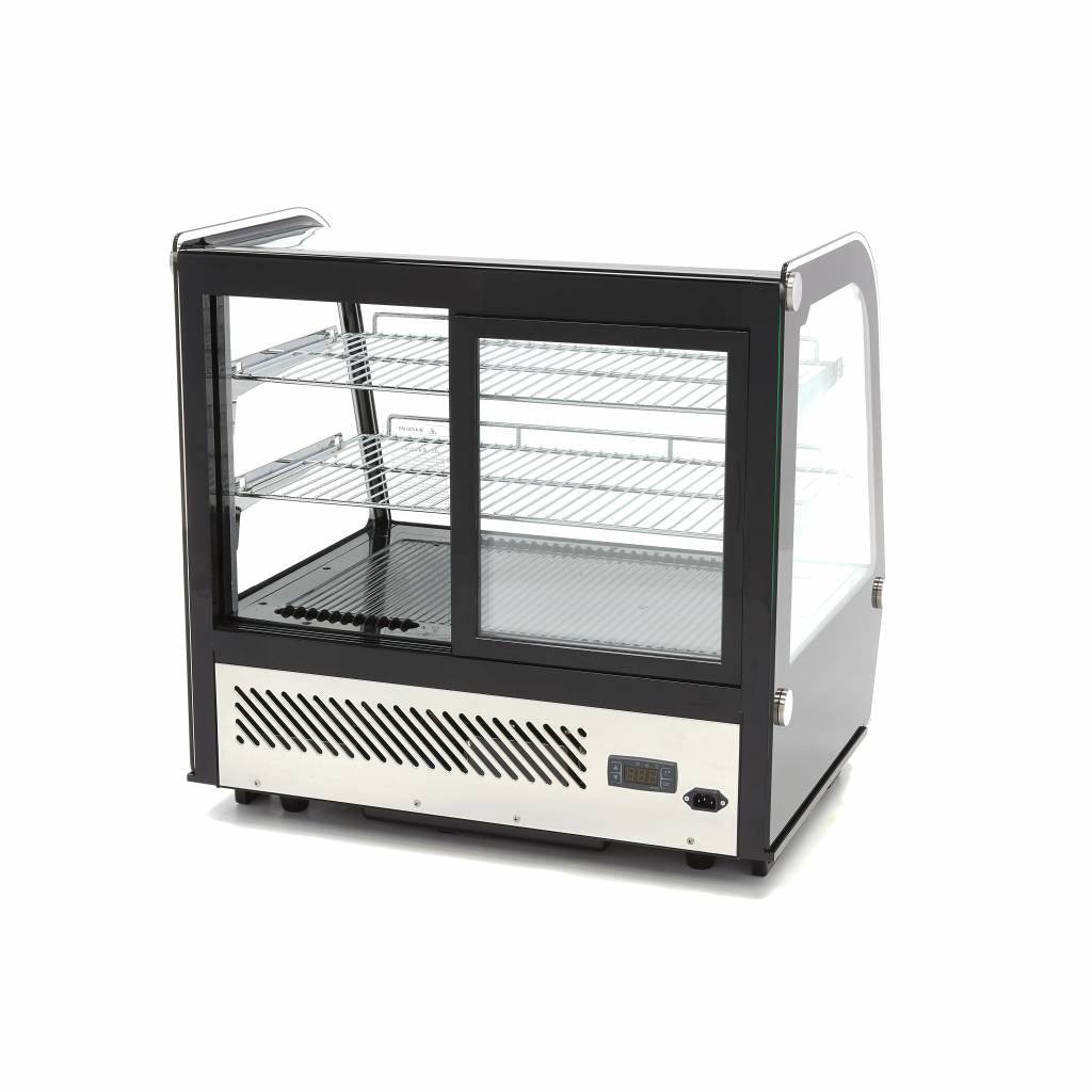 Maxima Display Fridge - 120L - 70cm - Rear Sliding Doors