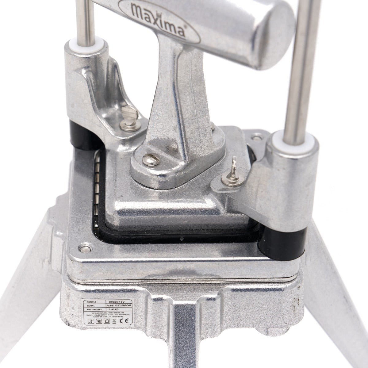 Maxima Professional Fries Cutter - Manual - Vertical table model - RVSVoordeel
