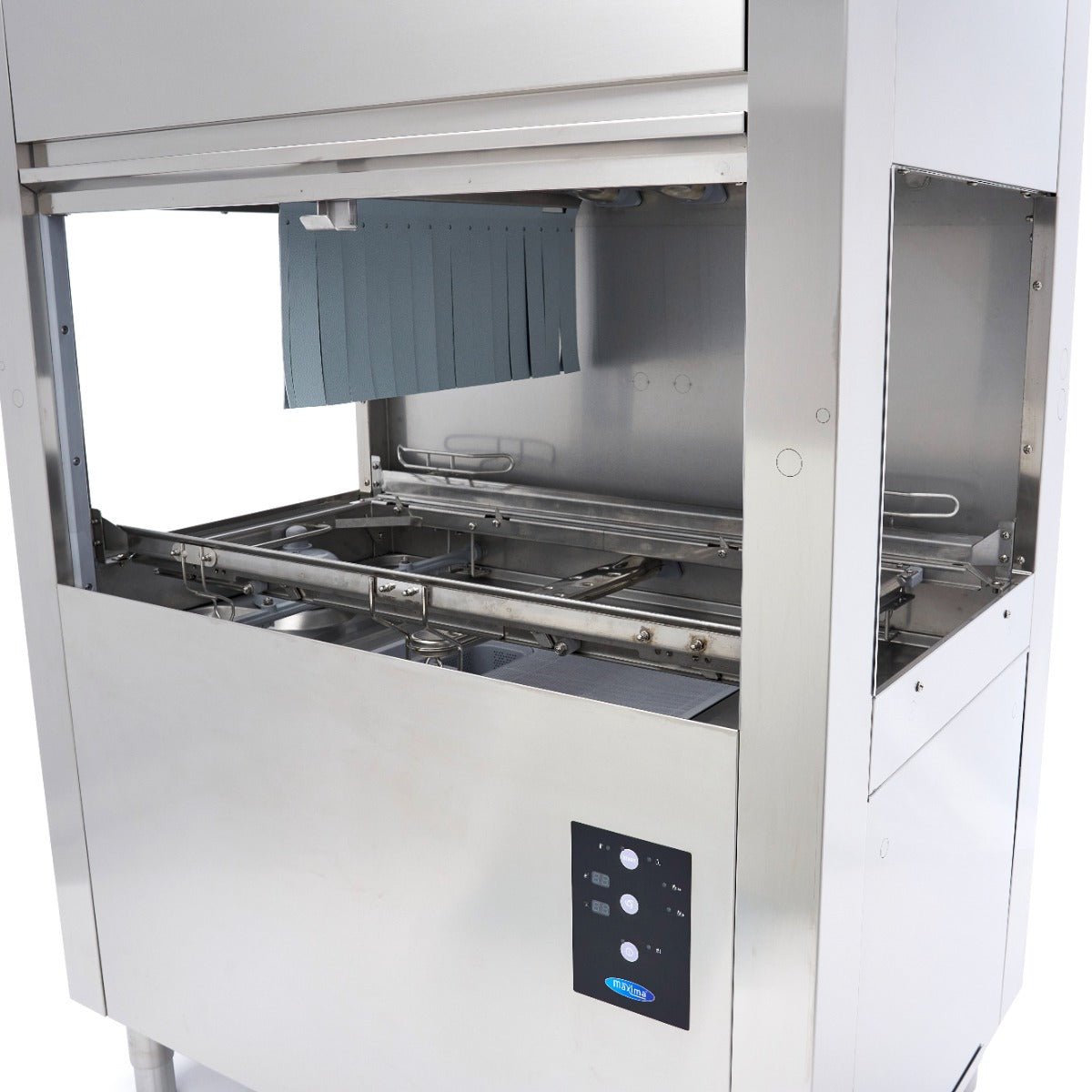 Maxima Rack Conveyor Dishwasher 50 x 50cm - Exit Left side - 400V - RVSVoordeel