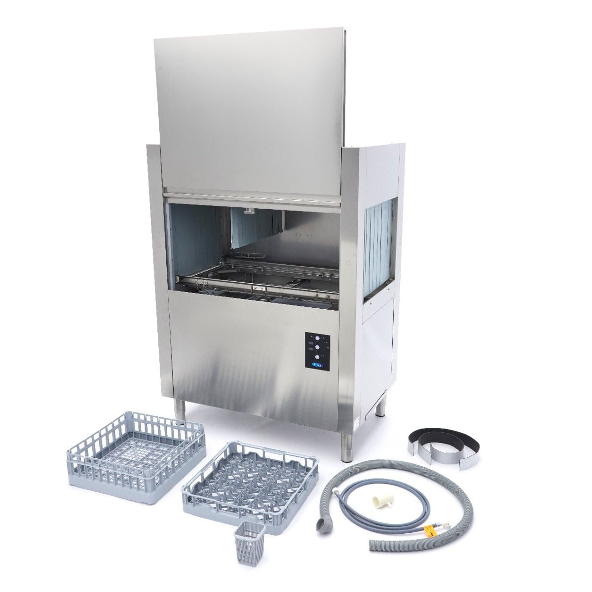 Maxima Rack Conveyor Dishwasher 50 x 50cm - Exit Left side - 400V - RVSVoordeel