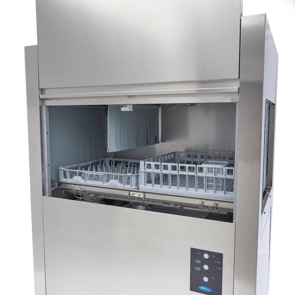 Maxima Rack Conveyor Dishwasher 50 x 50cm - Exit Left side - 400V - RVSVoordeel