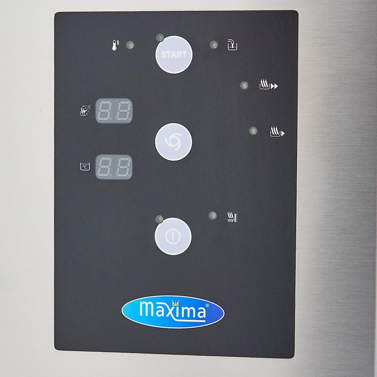 Maxima Rack Conveyor Dishwasher 50 x 50cm - Exit Right side - 400V - RVSVoordeel
