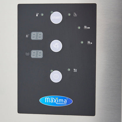 Maxima Rack Conveyor Dishwasher 50 x 50cm - Exit Right side - 400V - RVSVoordeel