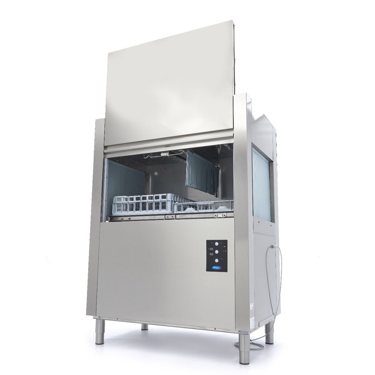 Maxima Rack Conveyor Dishwasher 50 x 50cm - Exit Right side - 400V - RVSVoordeel