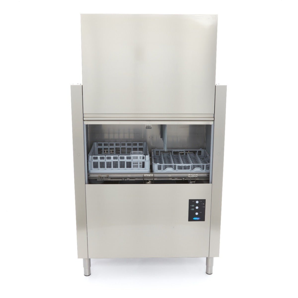 Maxima Rack Conveyor Dishwasher 50 x 50cm - Exit Right side - 400V - RVSVoordeel