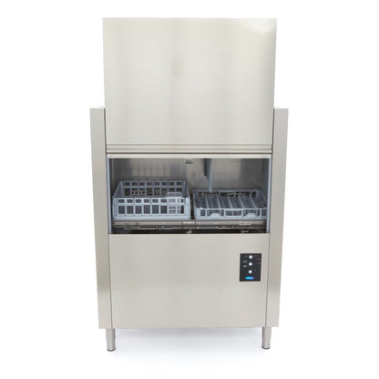 Maxima Rack Conveyor Dishwasher 50 x 50cm - Exit Right side - 400V - RVSVoordeel