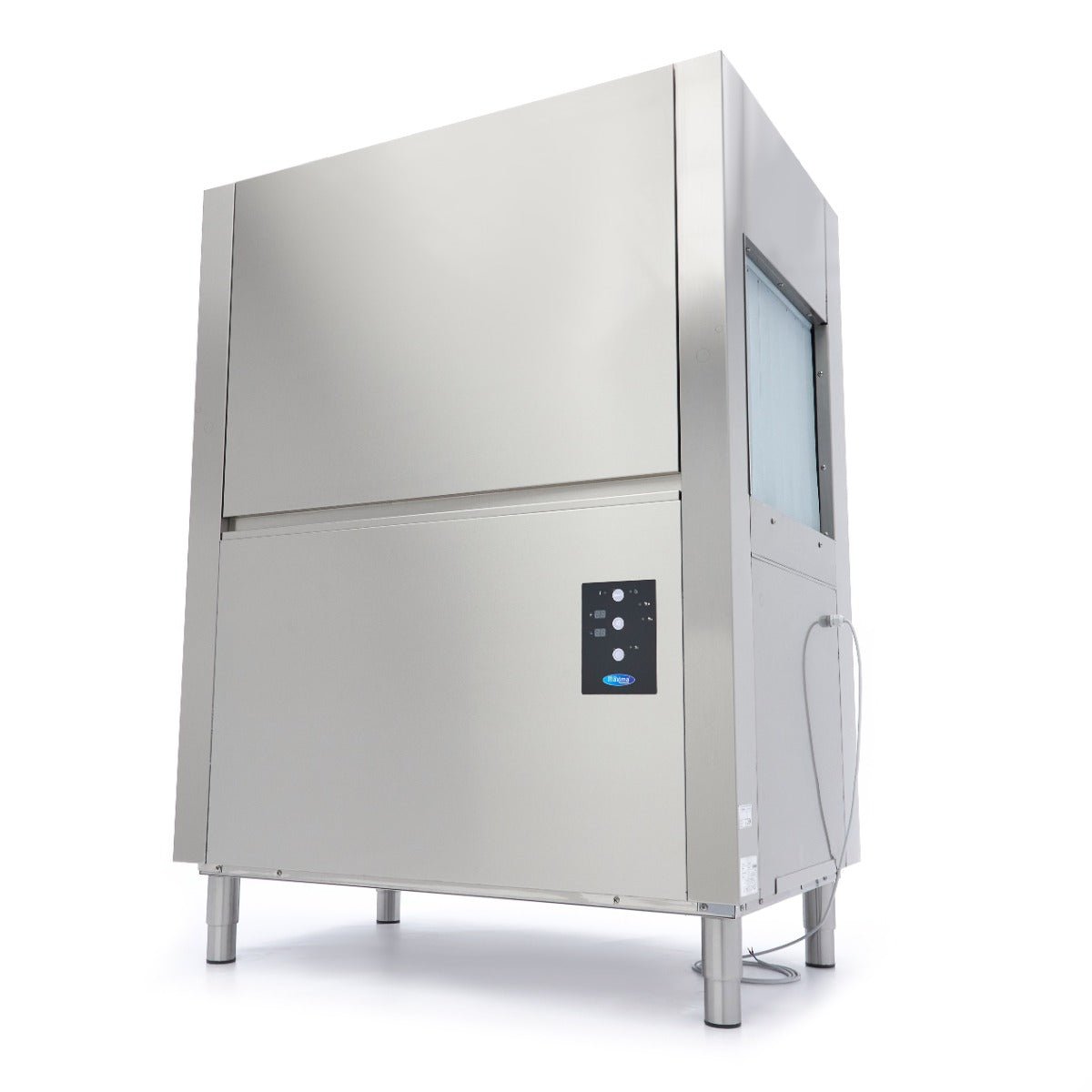 Maxima Rack Conveyor Dishwasher 50 x 50cm - Exit Right side - 400V - RVSVoordeel