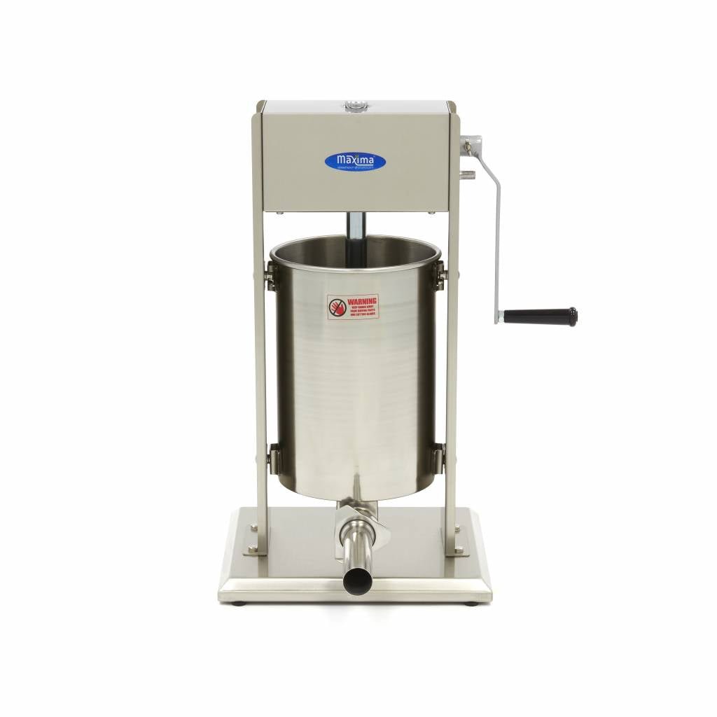 Maxima Sausage Filler 12L - Standing Model - incl 4 Filling Tubes - RVSVoordeel