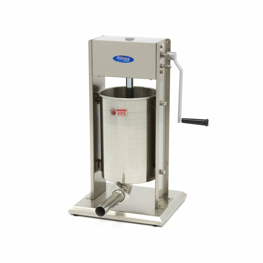 Maxima Sausage Filler 12L - Standing Model - incl 4 Filling Tubes - RVSVoordeel