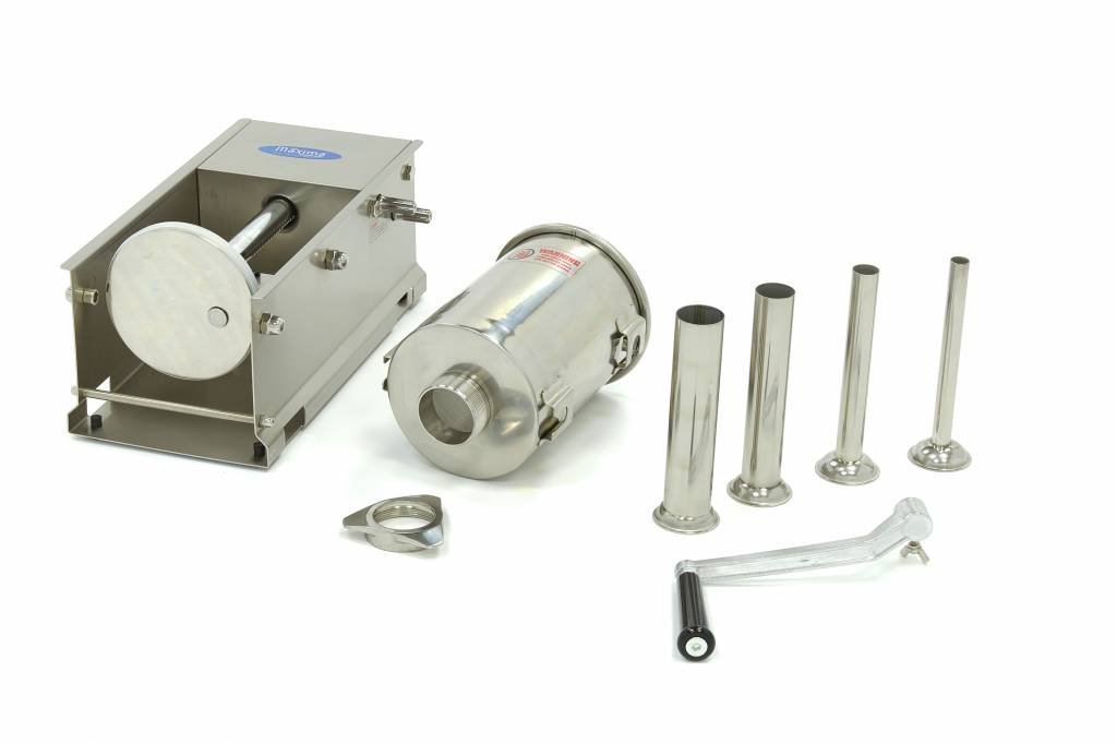 Maxima Sausage Filler 3L - Flat Model - incl 4 Filling Tubes - RVSVoordeel