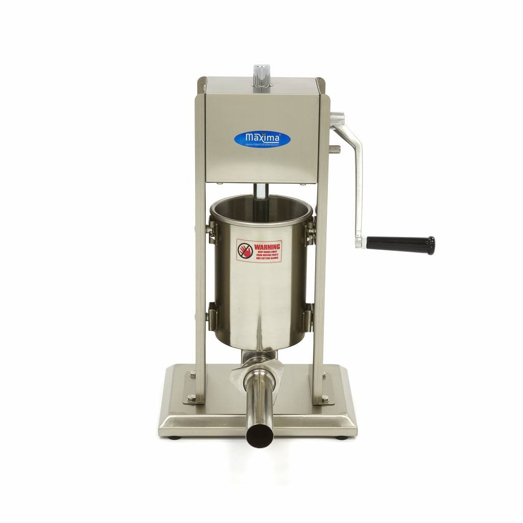 Maxima Sausage Filler 3L - Standing Model - incl 4 Filling Tubes - RVSVoordeel