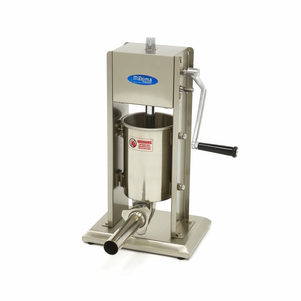 Maxima Sausage Filler 3L - Standing Model - incl 4 Filling Tubes - RVSVoordeel
