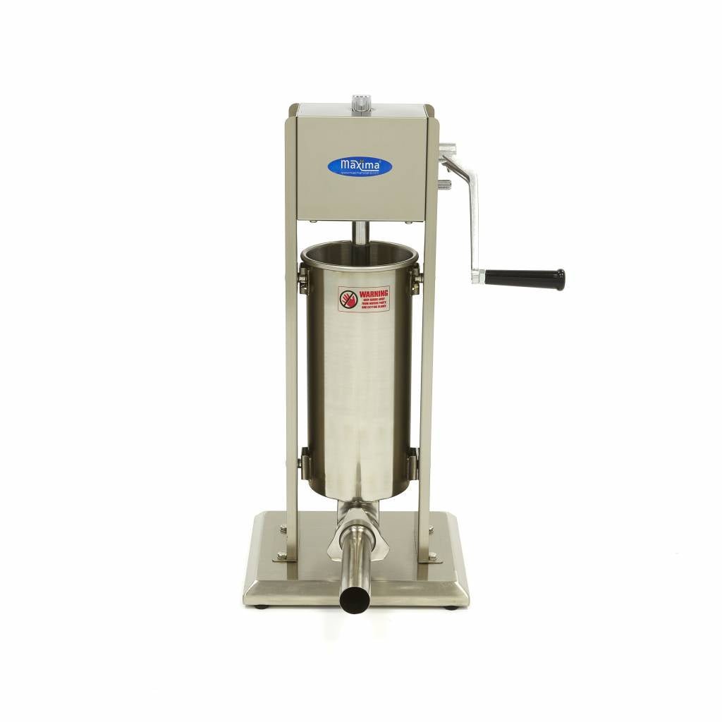 Maxima Sausage Filler 5L - Standing Model - incl 4 Filling Tubes - RVSVoordeel