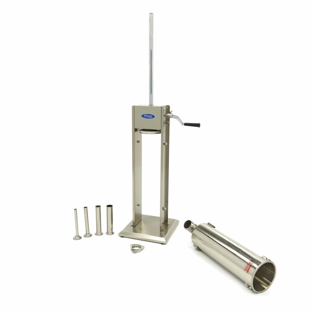 Maxima Sausage Filler 7L - Standing Model - incl 4 Filling Tubes - RVSVoordeel
