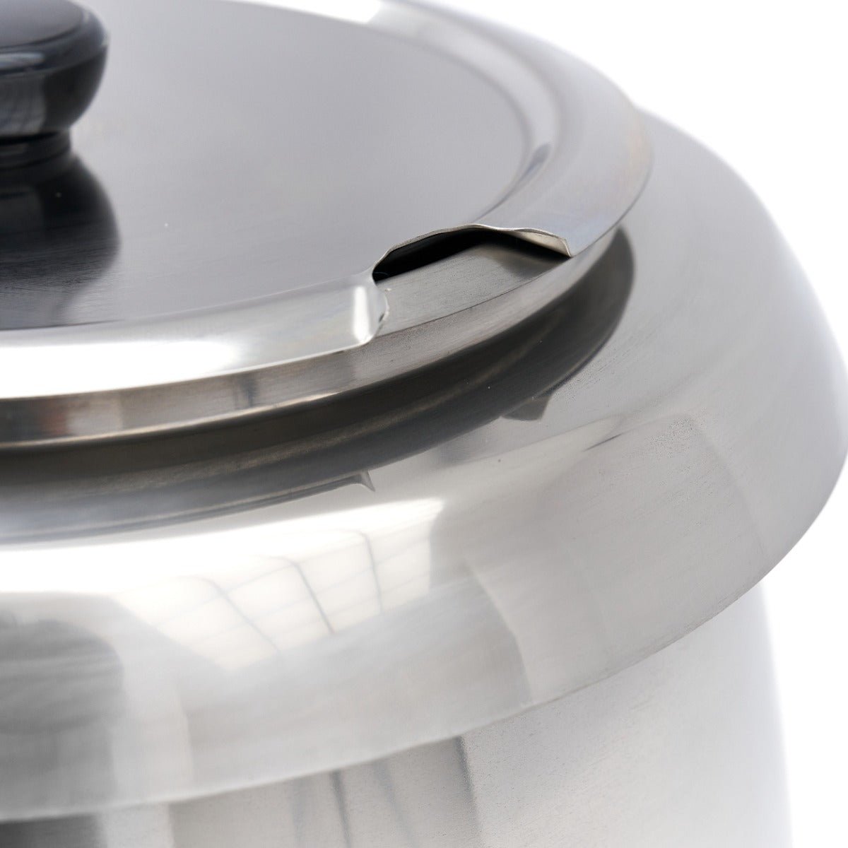 Maxima Soup Kettle 10L - Removable Inner Pot - Stainless Steel - with Spoon Recess - RVSVoordeel