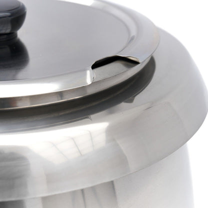 Maxima Soup Kettle 10L - Removable Inner Pot - Stainless Steel - with Spoon Recess - RVSVoordeel