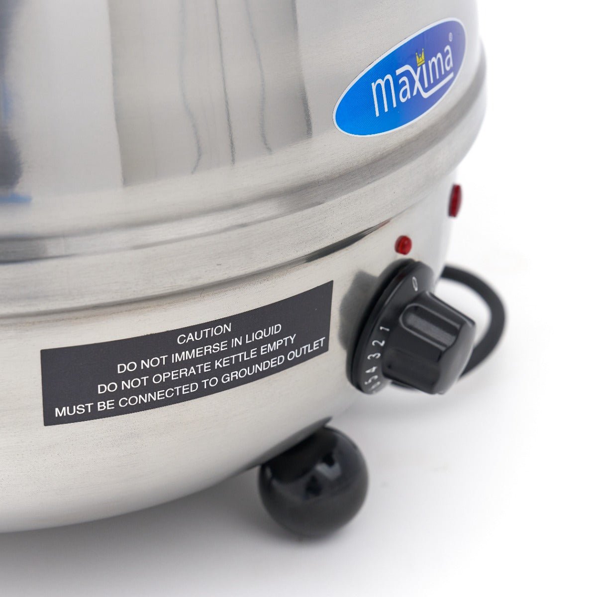 Maxima Soup Kettle 10L - Removable Inner Pot - Stainless Steel - with Spoon Recess - RVSVoordeel