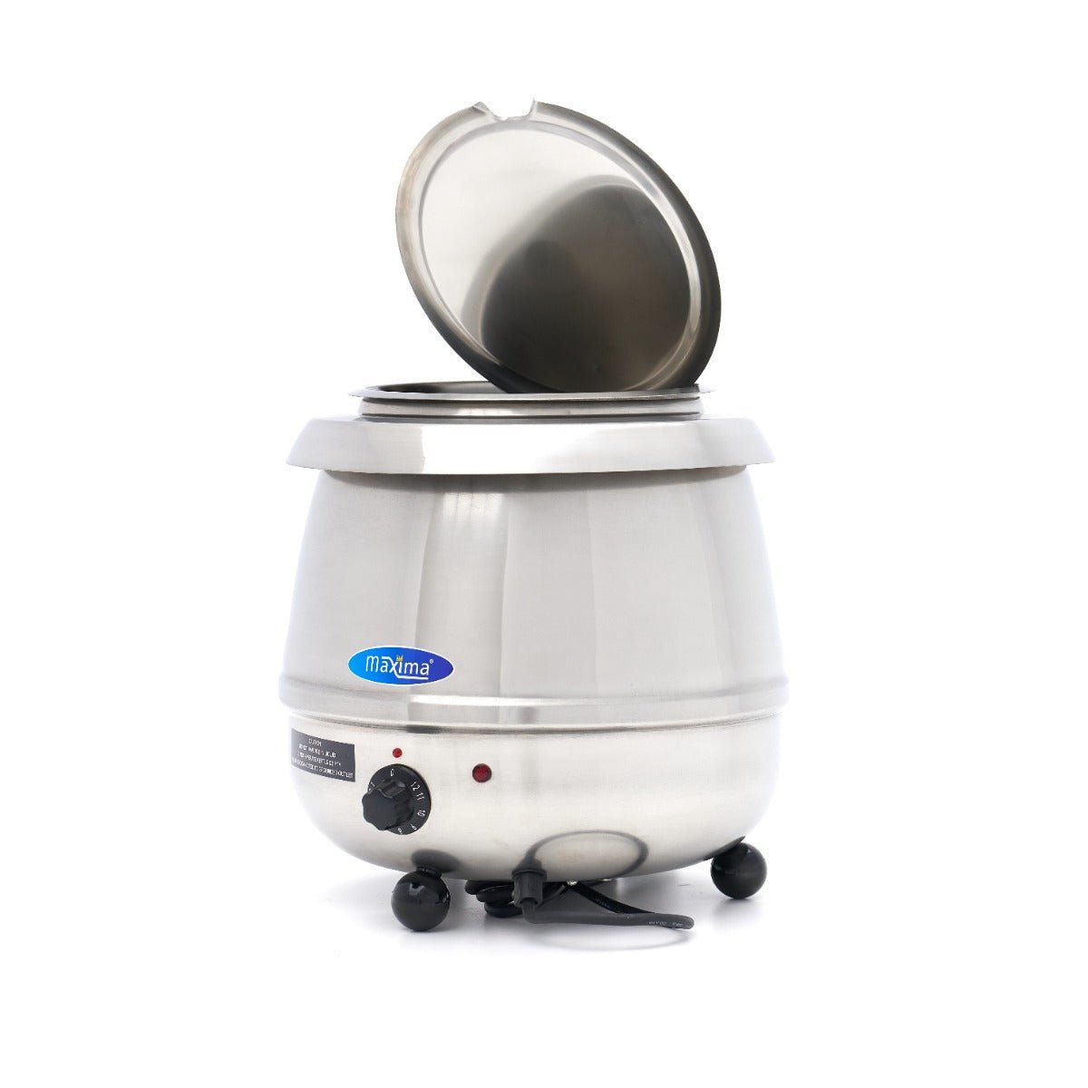 Maxima Soup Kettle 10L - Removable Inner Pot - Stainless Steel - with Spoon Recess - RVSVoordeel