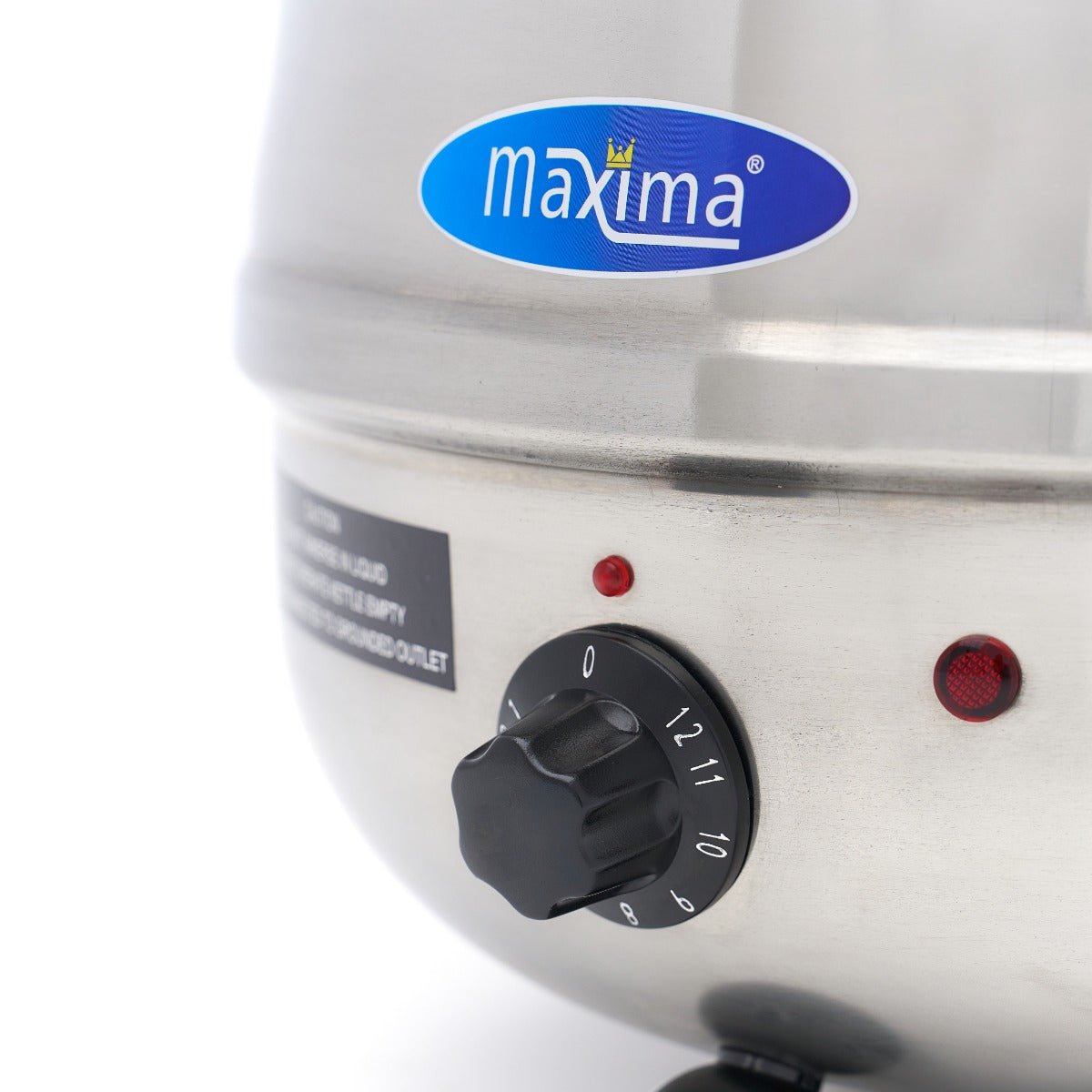 Maxima Soup Kettle 10L - Removable Inner Pot - Stainless Steel - with Spoon Recess - RVSVoordeel
