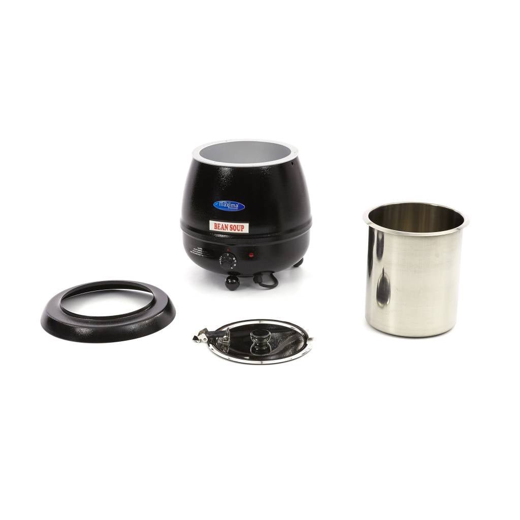 Maxima Soup Kettle 10L - Removable Inner Pot - with Spoon Recess - RVSVoordeel