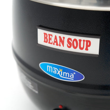 Maxima Soup Kettle 10L - Removable Inner Pot - with Spoon Recess - RVSVoordeel