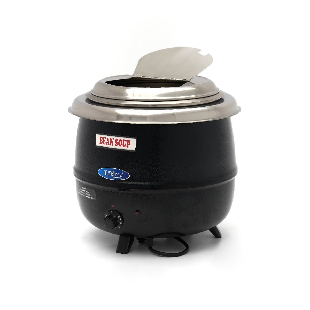 Maxima Soup Kettle 13L - Removable Inner Pot - with integrated Lid Flap & Spoon Recess - RVSVoordeel