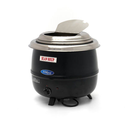 Maxima Soup Kettle 13L - Removable Inner Pot - with integrated Lid Flap & Spoon Recess - RVSVoordeel