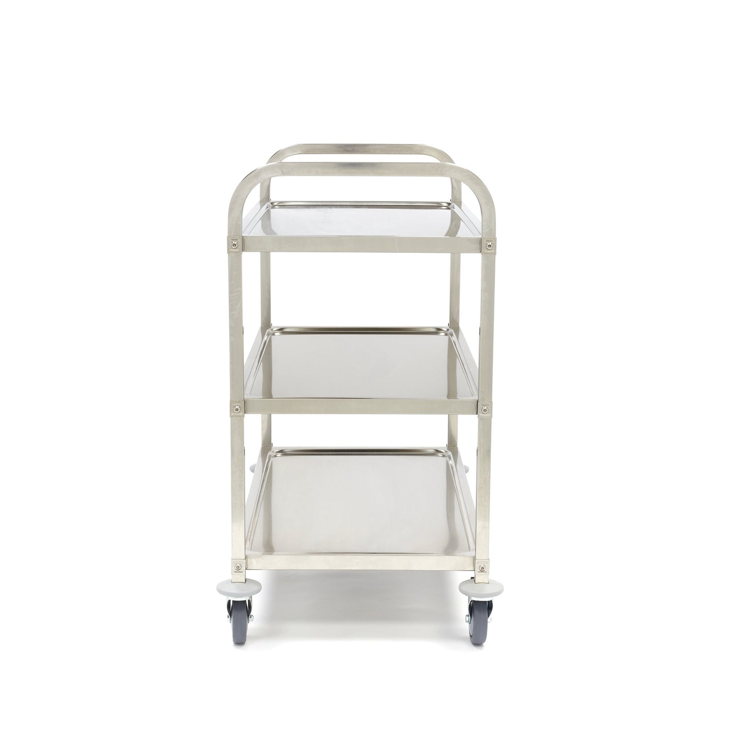 Maxima Stainless Steel Serving Trolley - 3 Shelves - RVSVoordeel