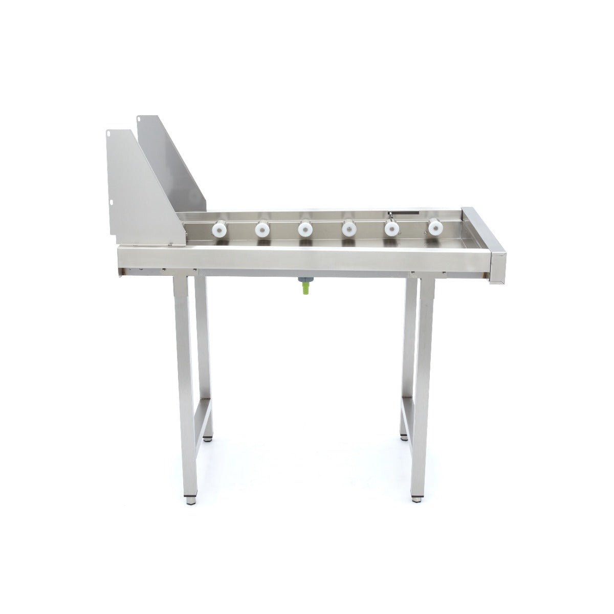 Maxima Stainless Steel Straight Roller Table - for Rack Conveyor Dishwasher - RVSVoordeel