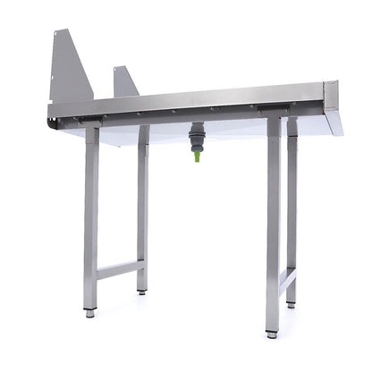 Maxima Stainless Steel Straight Roller Table - for Rack Conveyor Dishwasher - RVSVoordeel