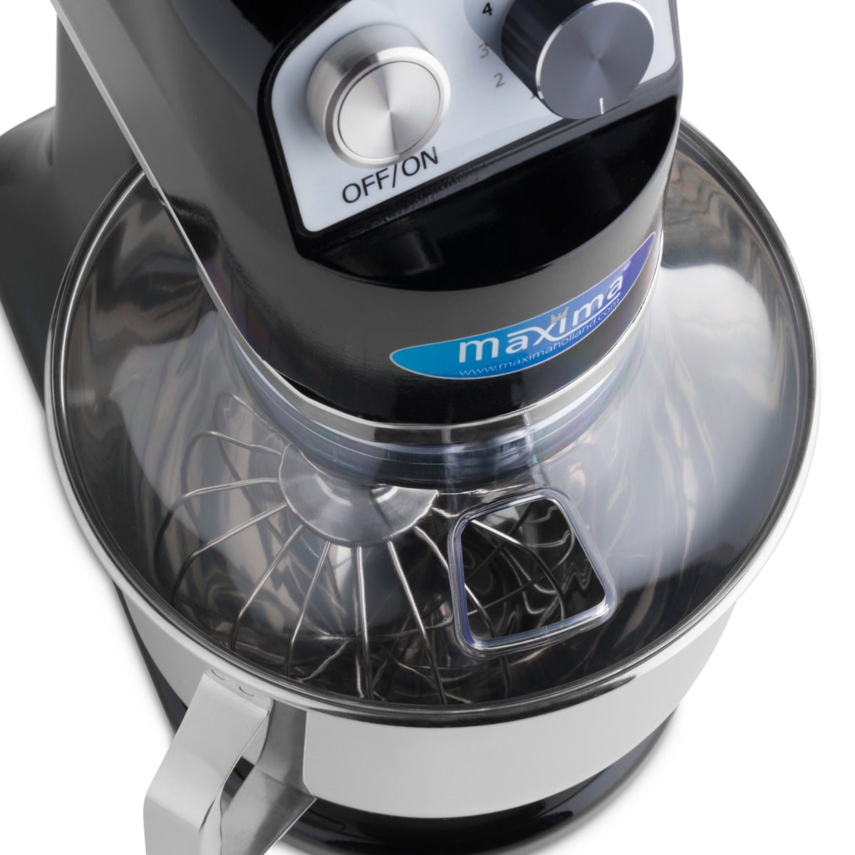 Maxima Stand Mixer 7L Black - Up to 2kg Dough - 11 Speeds - RVSVoordeel