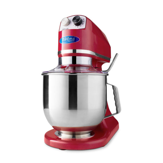 Maxima Stand Mixer 7L Raspberry Red - Up to 2kg Dough - 11 Speeds - RVSVoordeel