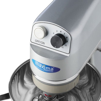 Maxima Stand Mixer 7L Silver - Up to 2kg Dough - 11 Speeds - RVSVoordeel