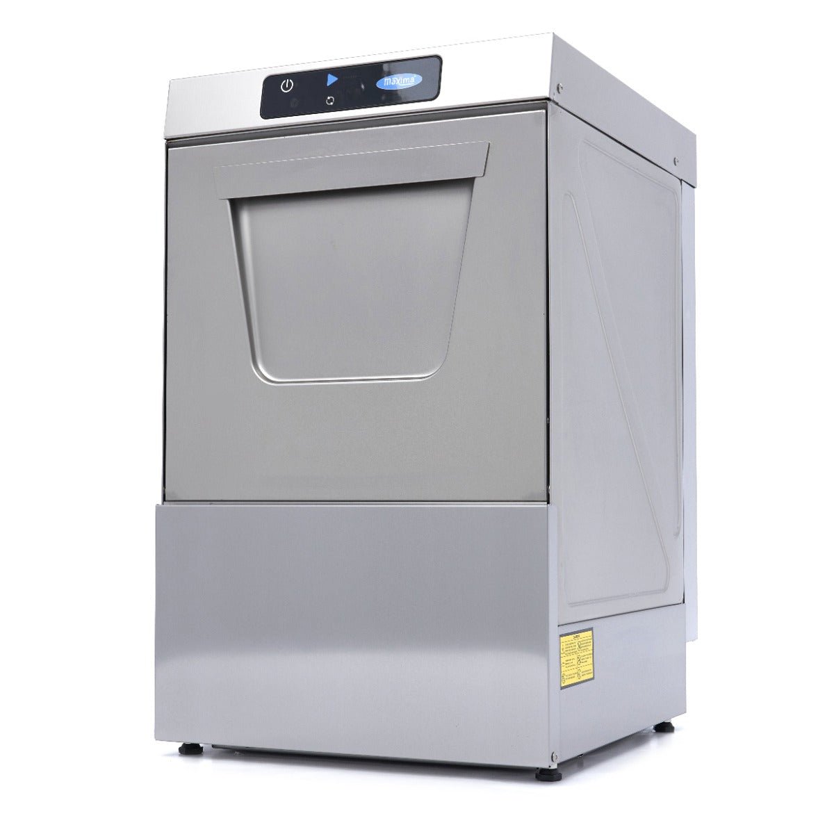 Maxima Undercounter Dishwasher 40 x 40cm - with Drain, Rinse Aid and Soap Pump - Digital Display - 230V - RVSVoordeel