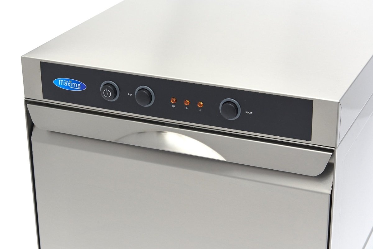 Maxima Undercounter Dishwasher 40 x 40cm - with Drain, Rinse Aid and Soap Pumps - 230V - RVSVoordeel