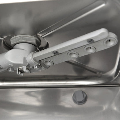 Maxima Undercounter Dishwasher 40 x 40cm - with Drain, Rinse Aid and Soap Pumps - 230V - RVSVoordeel