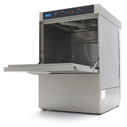 Maxima Undercounter Dishwasher 40 x 40cm - with Drain, Rinse Aid and Soap Pumps - 230V - RVSVoordeel