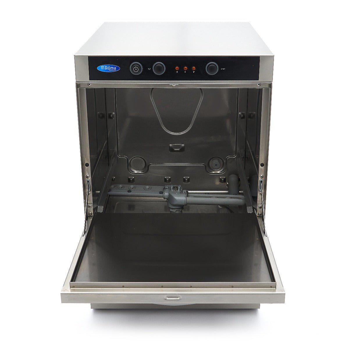 Maxima Undercounter Dishwasher 40 x 40cm - with Drain, Rinse Aid and Soap Pumps - 230V - RVSVoordeel