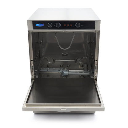 Maxima Undercounter Dishwasher 40 x 40cm - with Drain, Rinse Aid and Soap Pumps - 230V - RVSVoordeel