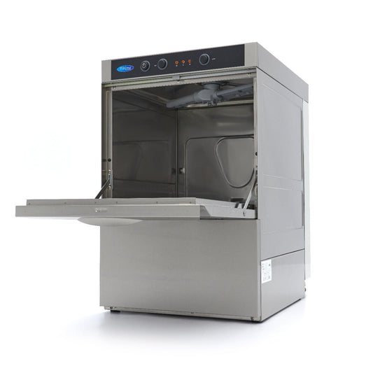 Maxima Undercounter Dishwasher 40 x 40cm - with Rinse Aid Pump - 230V - RVSVoordeel