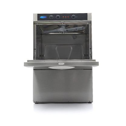 Maxima Undercounter Dishwasher 40 x 40cm - with Rinse Aid Pump - 230V - RVSVoordeel