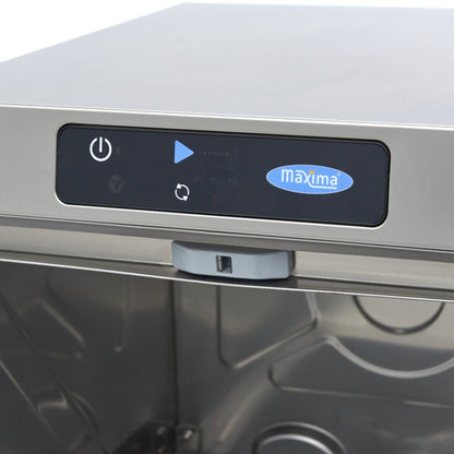 Maxima Undercounter Dishwasher 40 x 40cm - with Rinse Aid Pump - Digital Display - 230V - RVSVoordeel
