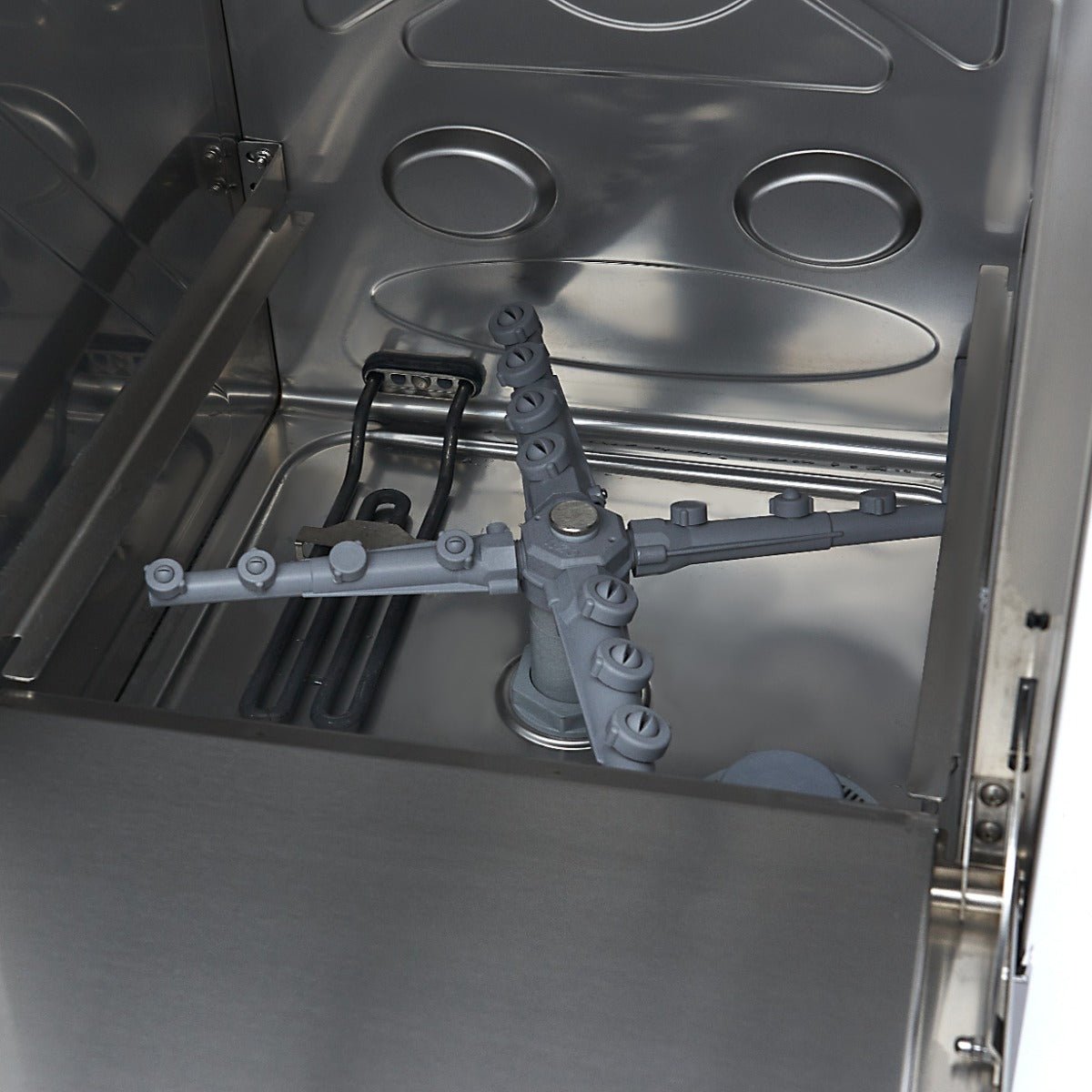 Maxima Undercounter Dishwasher 40 x 40cm - with Rinse Aid Pump - Digital Display - 230V - RVSVoordeel
