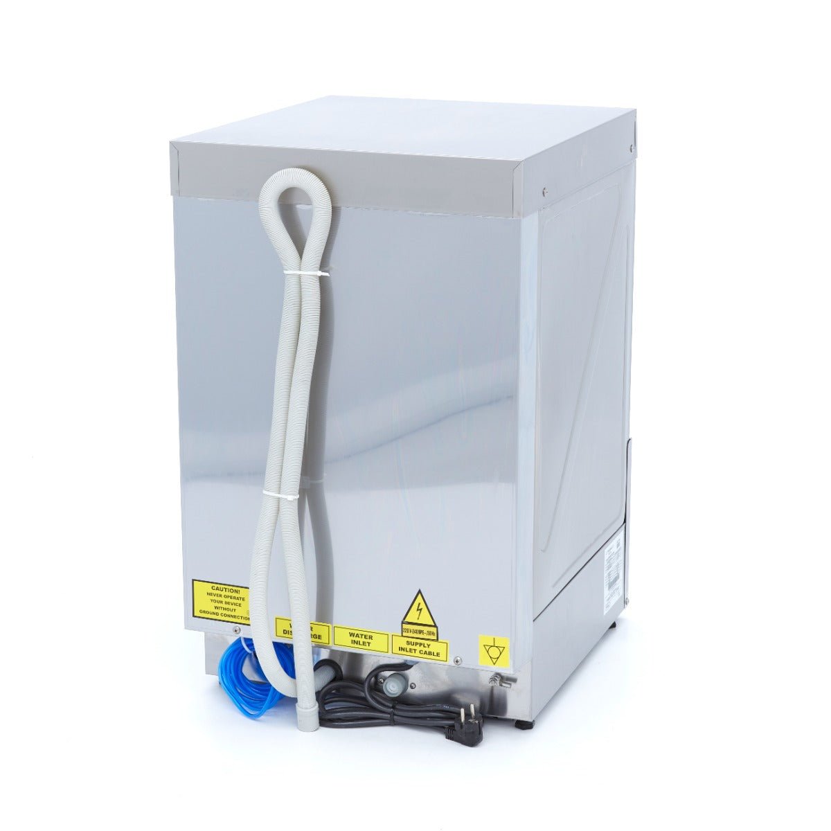 Maxima Undercounter Dishwasher 40 x 40cm - with Rinse Aid Pump - Digital Display - 230V - RVSVoordeel